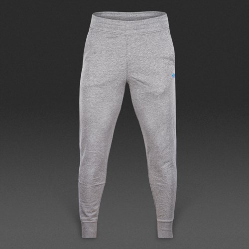 Adidas Originals Fitted Cuffed Sweatpants Medium Grey Heather for Men
